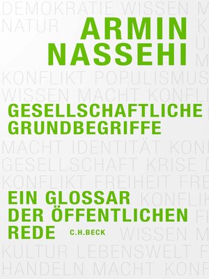 cover image of Gesellschaftliche Grundbegriffe